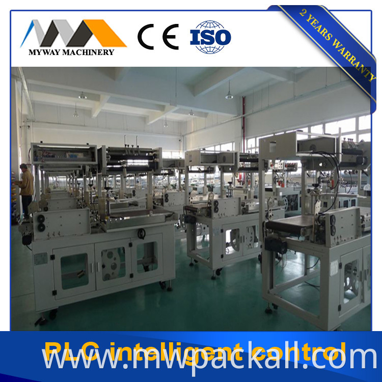 Semi automatic shrink wrapping machine - box L-sealer wrap machine - carton shrink wrap machine